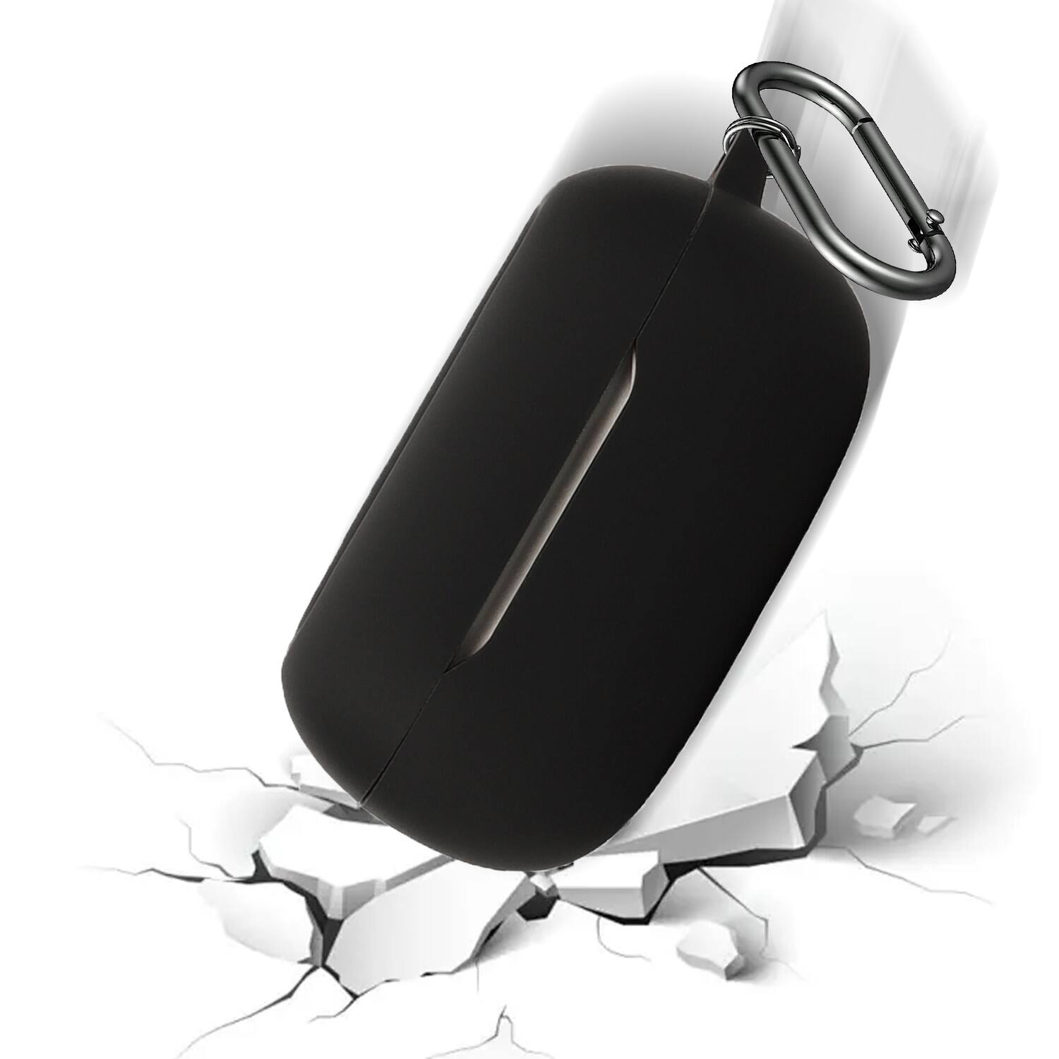 Alt View 15. SaharaCase - Venture Series Silicone Case for JBL Live Beam 3 Earbuds - Scorpion Black.