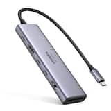 UGREEN - USB C 3.2 Hub, 7-in-1 USB-C to HDMI Splitter for Mac, Laptops (4K 60Hz HDMI, 10Gbps USB A & C, 100W PD, SD/TF) - Space Gray