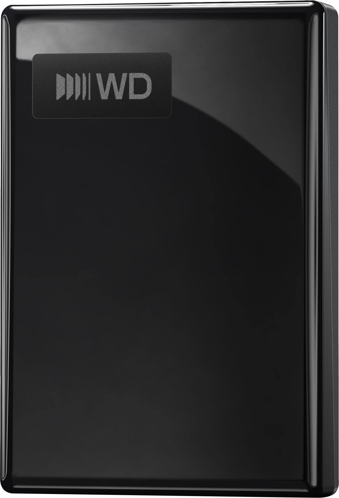 Front. WD - 2TB WD My Passport Portable Hard Drive - Black.