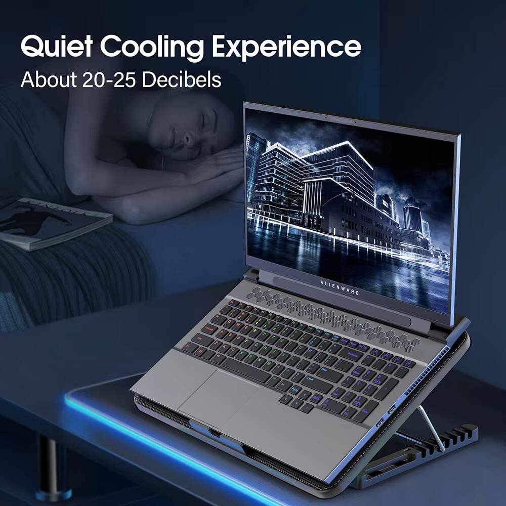 Quiet Cooling Experience  
About 20-25 Decibels