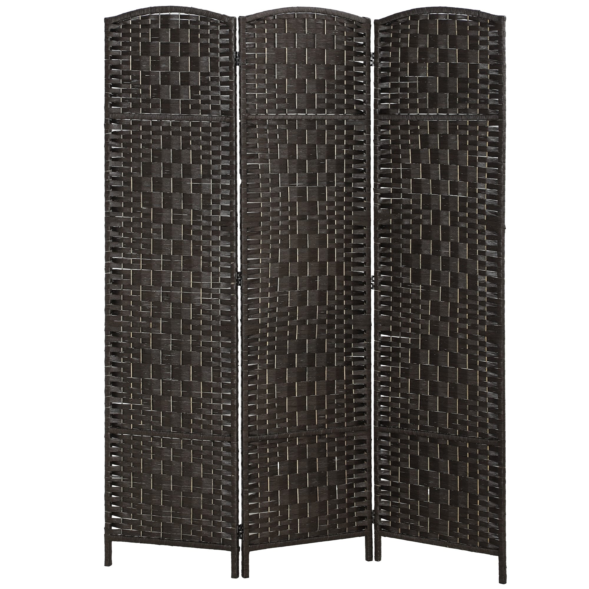 Homcom - Divider, 3 Panel Folding Privacy Screen - Coffee price history on PriceWatchPro