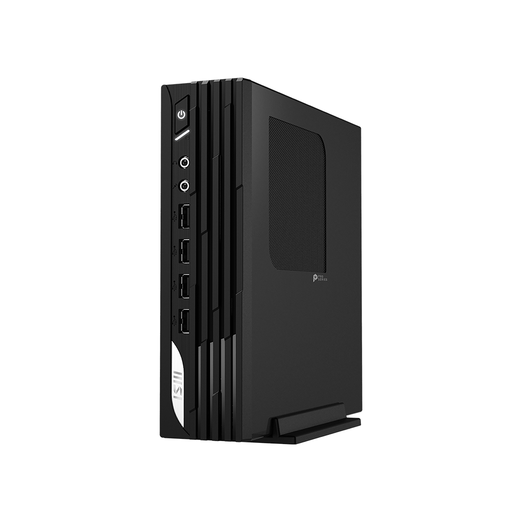 Angle. MSI - MSI - PRO DP21 Desktop - Intel Core i5-13400 - 8GB Memory - 500GB SSD - WiFi 6E - Windows 11 Home - Black - Black.