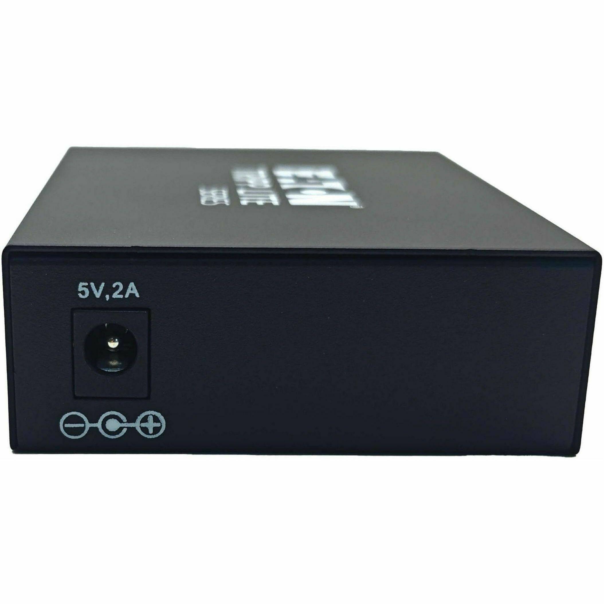 Alt View 4. Tripp Lite - Tripp Lite series N784-MDC-4SCSC Fiber Optic Mode Converter - 0.9" Height x 2.9" Width x 4.3" Depth - Black - Metal Box - Black.