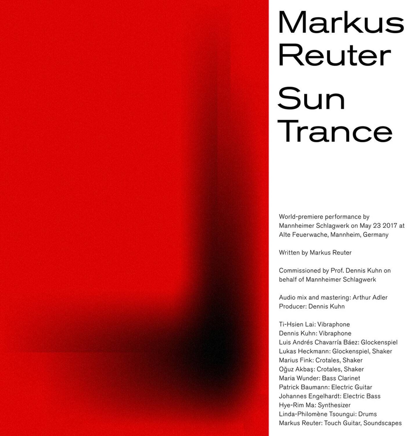 Markus Reuter - Sun Trance   - COMPACT DISCS [CD]