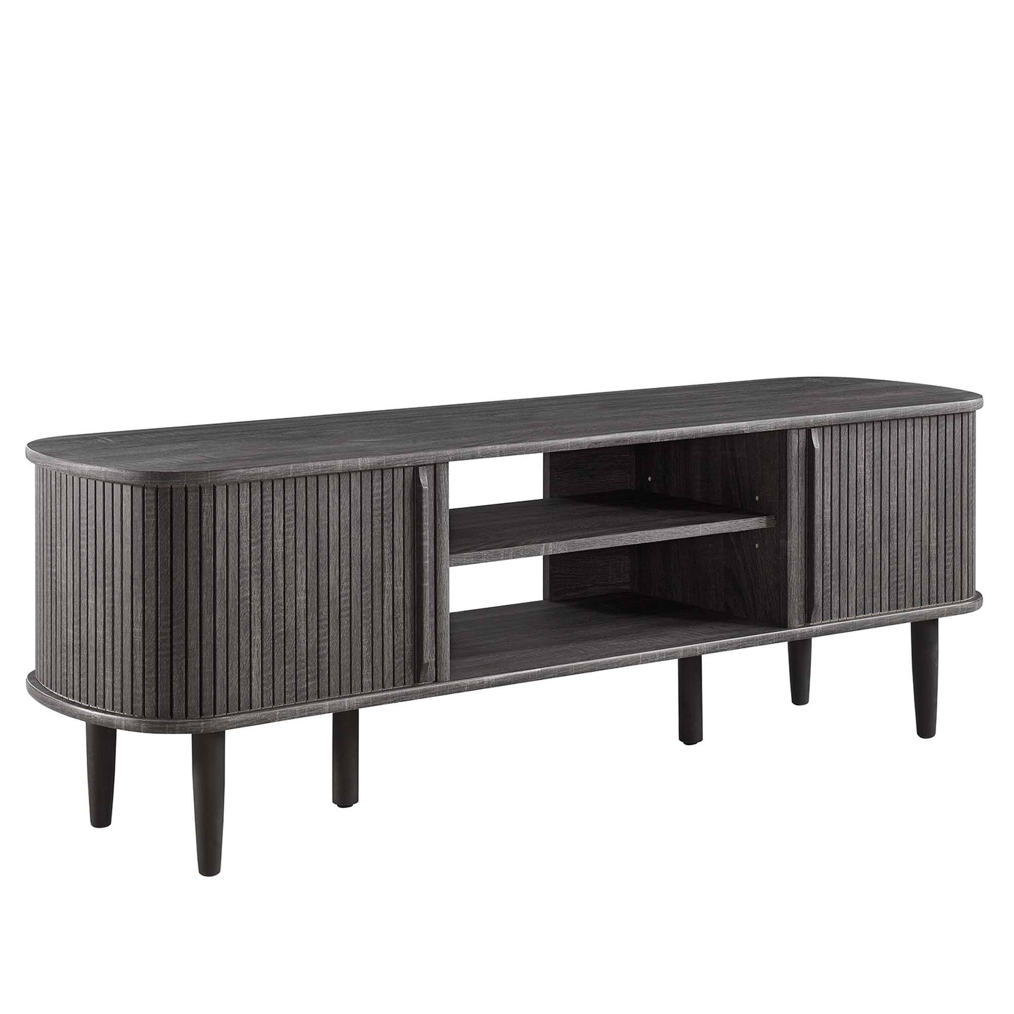 Contour 55" TV Stand by Modway - Charcoal