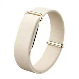 Dteck - Silicone Band for Google Fitbit Air, Adjustable Skin-Friendly Rubber Sport Replacement Wristband - Off-white