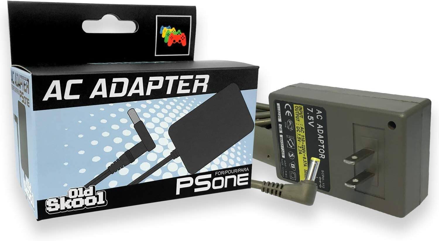 AC ADAPTER  
PSCHE 010220 CE  
OUTPUT INPUT  
AC CB PG  
7.5V DC  
AC 42-416:34  
110 B0557368  
S DC7.5V-2.2A  
2.2A AC 110-220V~0.37A  
ADAPTOR MADE ADP B 0.37A  
FOR/POUR/PARA NEMBO  
AWC 50  
PSONE  
HA SCPH-1  
112  
Gubbi Old Skool