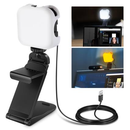 Front. Neewer - PL81 PRO Webcam Lighting for Video Conference/Zoom, 2900K-7000K, USB Powered.