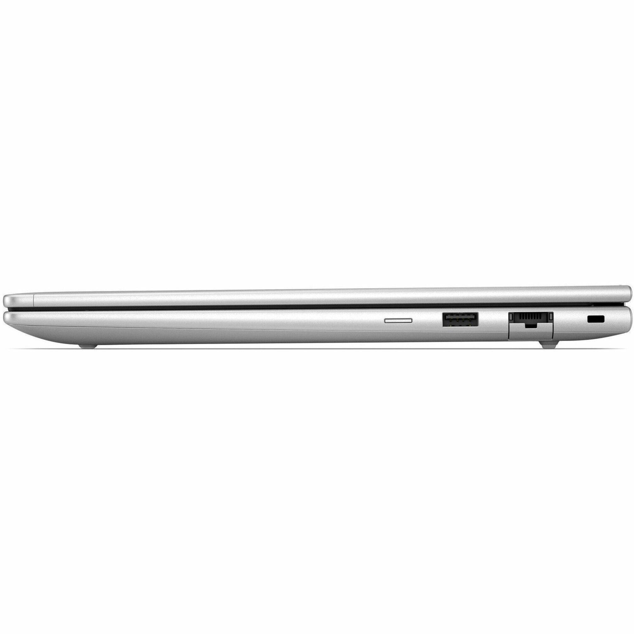 Left. HP - ProBook 4 G2i 14" IPS 1920 x 1200 (WUXGA) Touch Screen Laptop - Intel Core Ultra 7 with 16GB Memory - 512 GB SSD - Pike Silver, Silver.