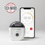 Vagus Nerve Stimulator for Stress Relief, Better Sleep & Nervous System Balance - Truvaga Plus, 2 Minute Sessions - White