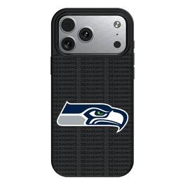 Keyscaper - NFL - Seattle Seahawks Primary Logo iPhone Magnetic Bump Case - 15 - Black