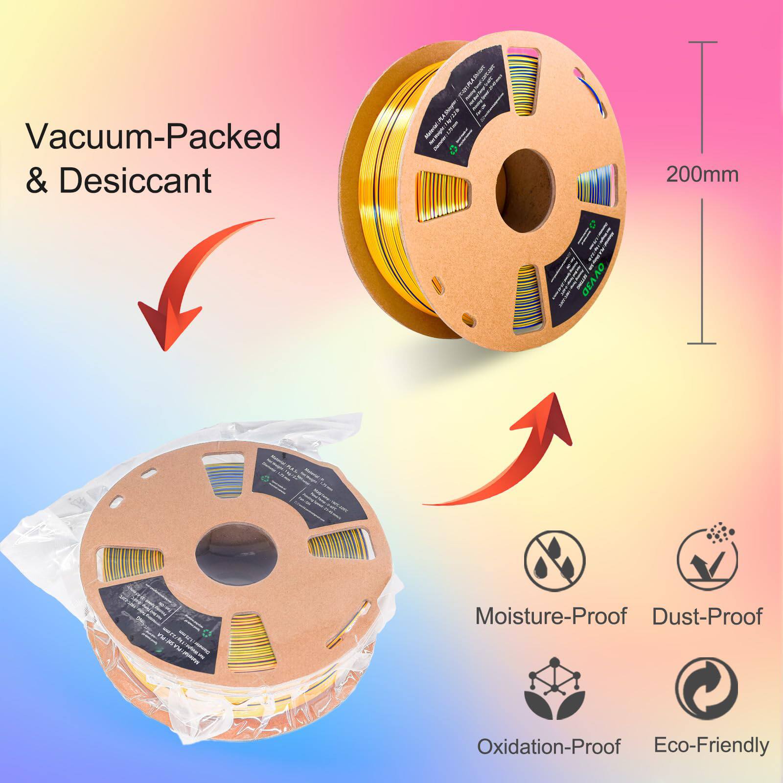 Vacuum-Packed & Desiccant

200mm

Moisture-Proof  
Dust-Proof  
Oxidation-Proof  
Eco-Friendly