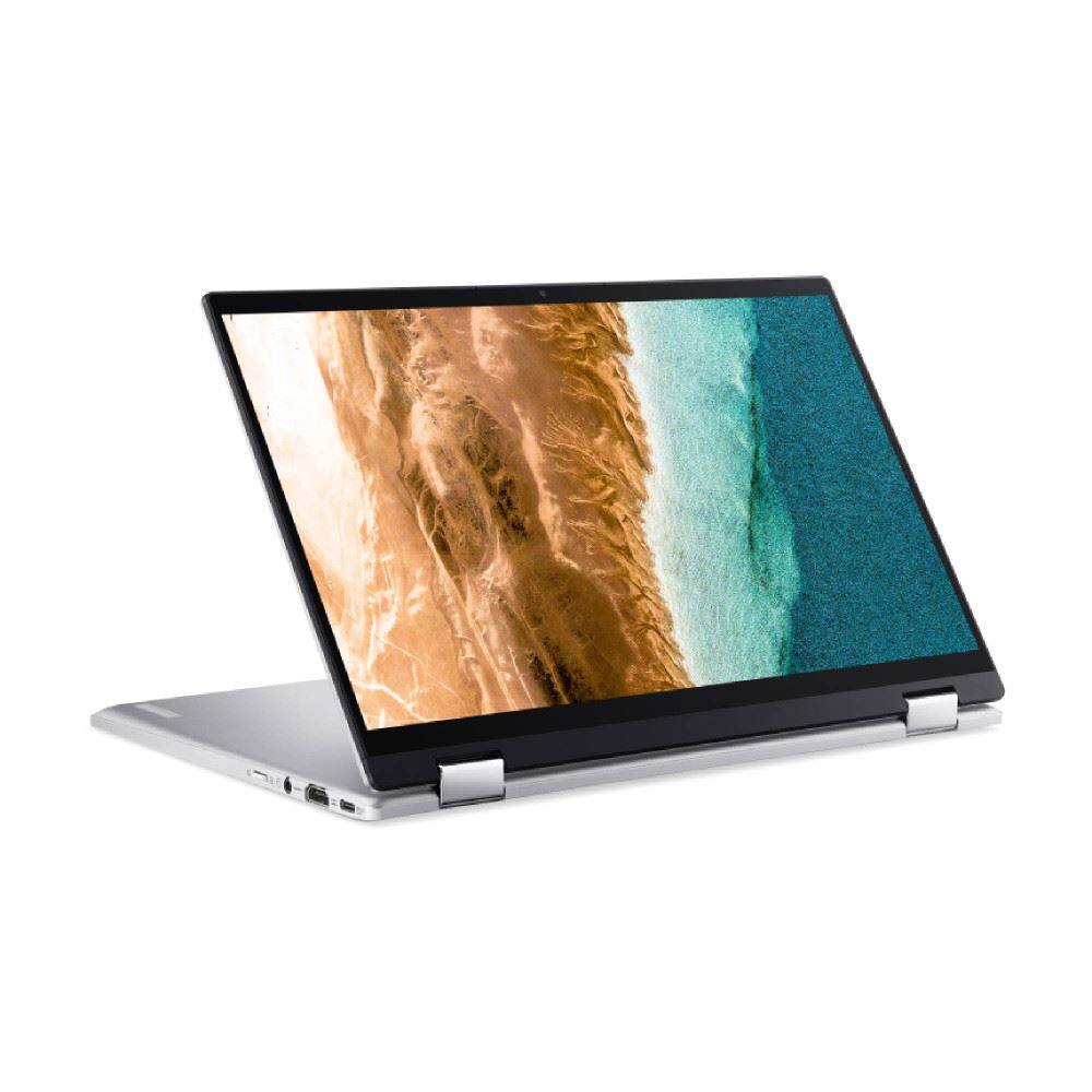 Angle. Acer - Chromebook 514 CP514-2H-349N 14" Touchscreen Laptop Intel Core i3-1110G4 2.5GHz 8GB RAM 128GB SSD ChromeOS - Silver.