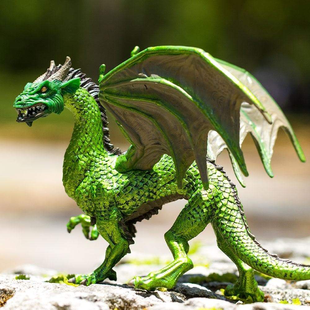 Alt View 3. Safari Ltd. - Forest Dragon Toy Figurine.