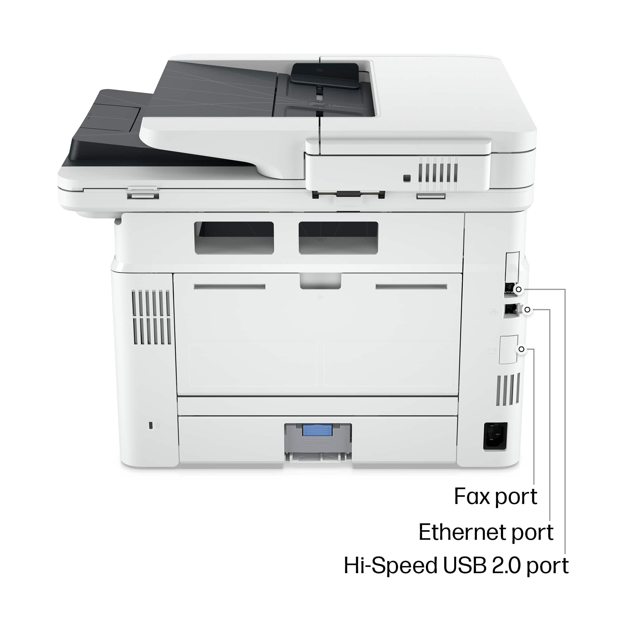 Fax port
Ethernet port
Hi-Speed USB 2.0 port
