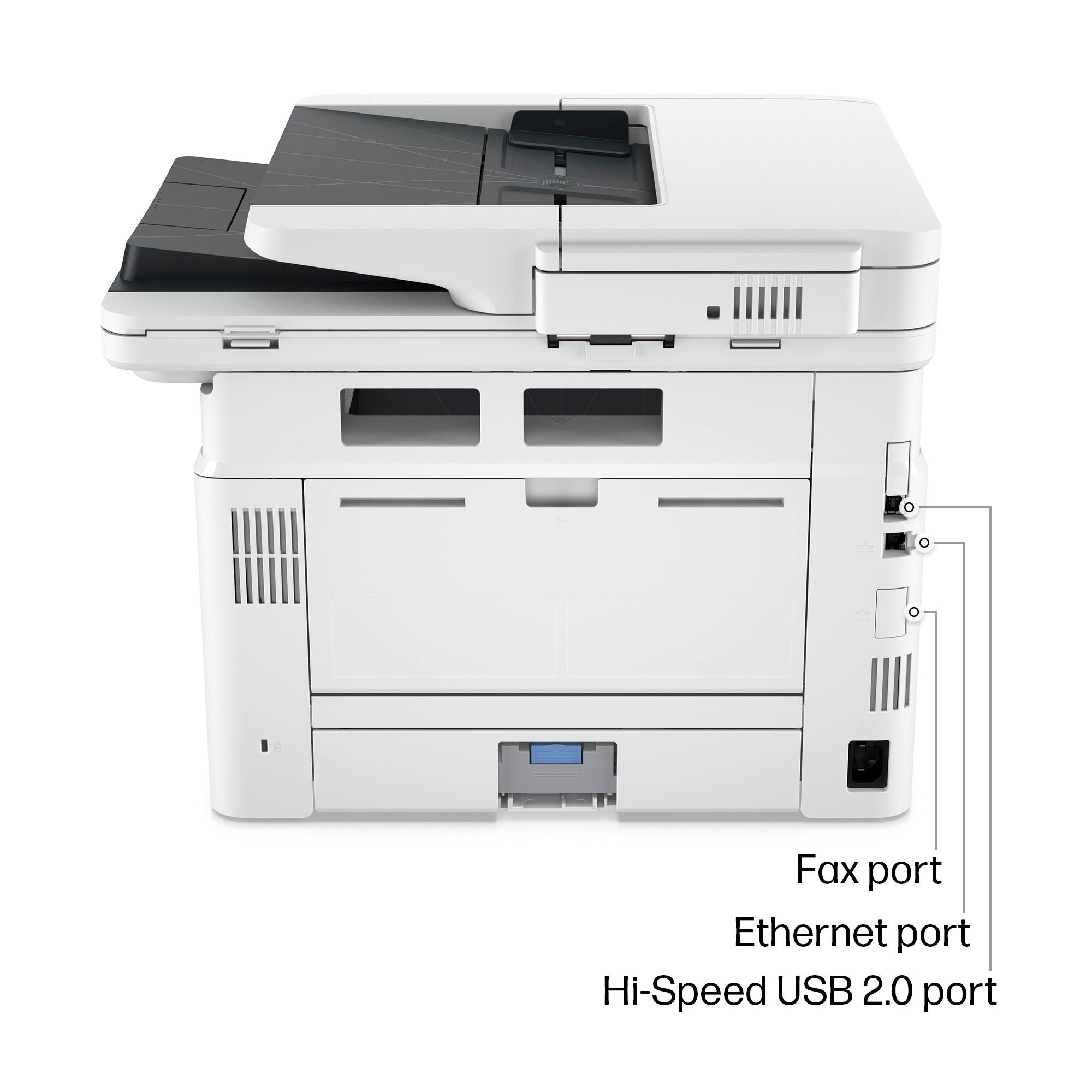 Fax port  
Ethernet port  
Hi-Speed USB 2.0 port