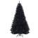 Front. Costway - 7.5Ft Hinged Artificial Christmas Tree Full Tree w/ Metal Stand - Black.