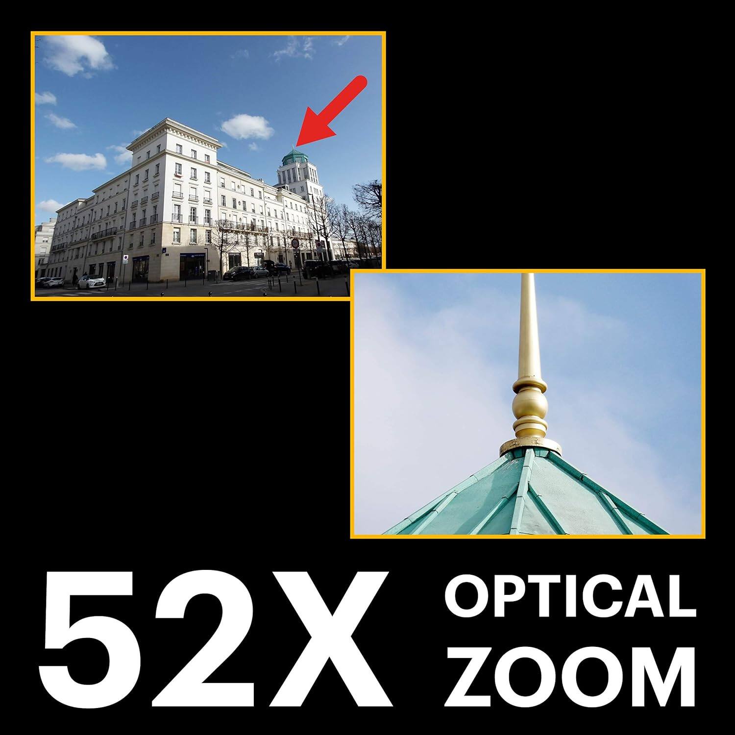 52X OPTICAL ZOOM