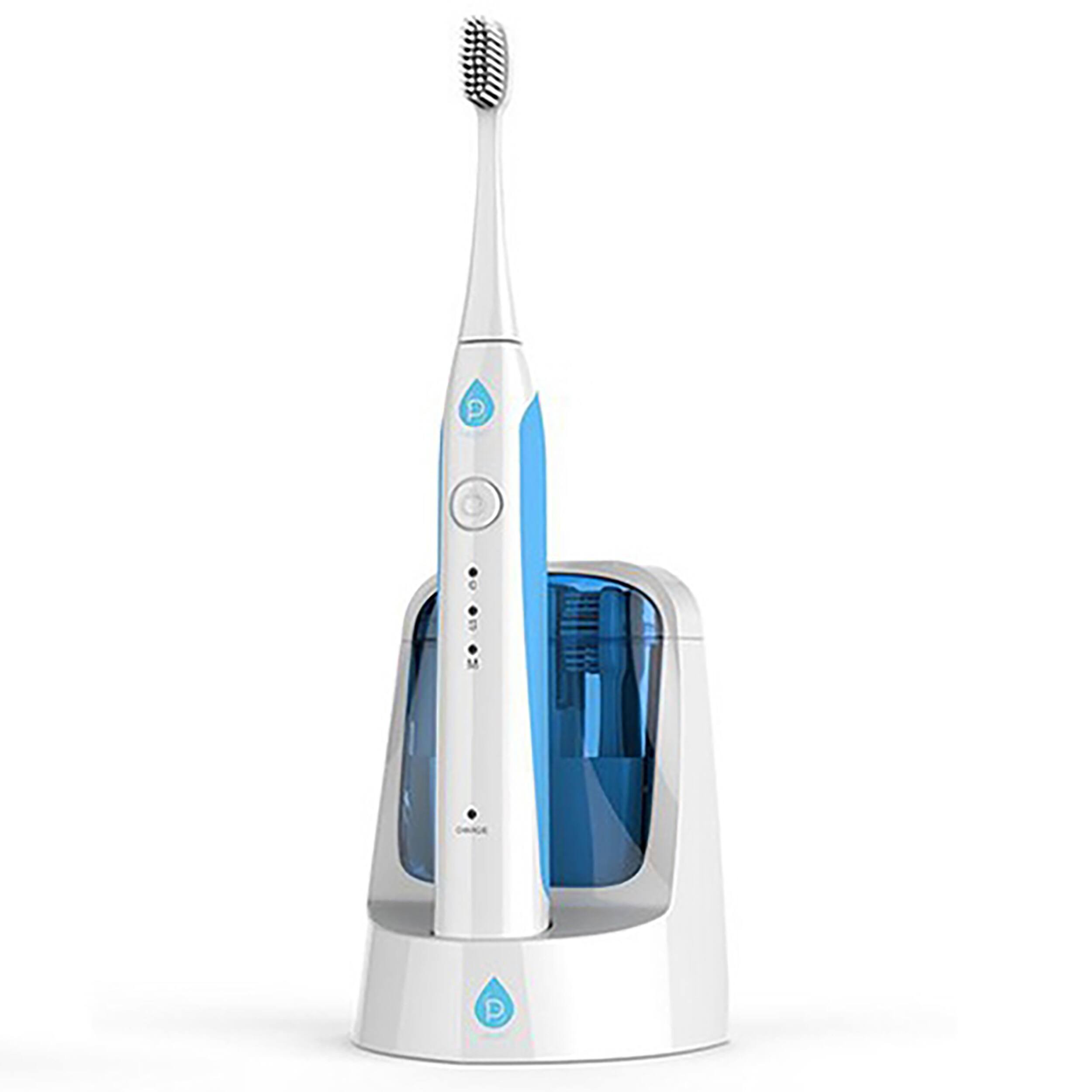 Alt View 1. Pursonic - Pursonic Sonic Toothbrush with UV Sanitizing Function in White - White.