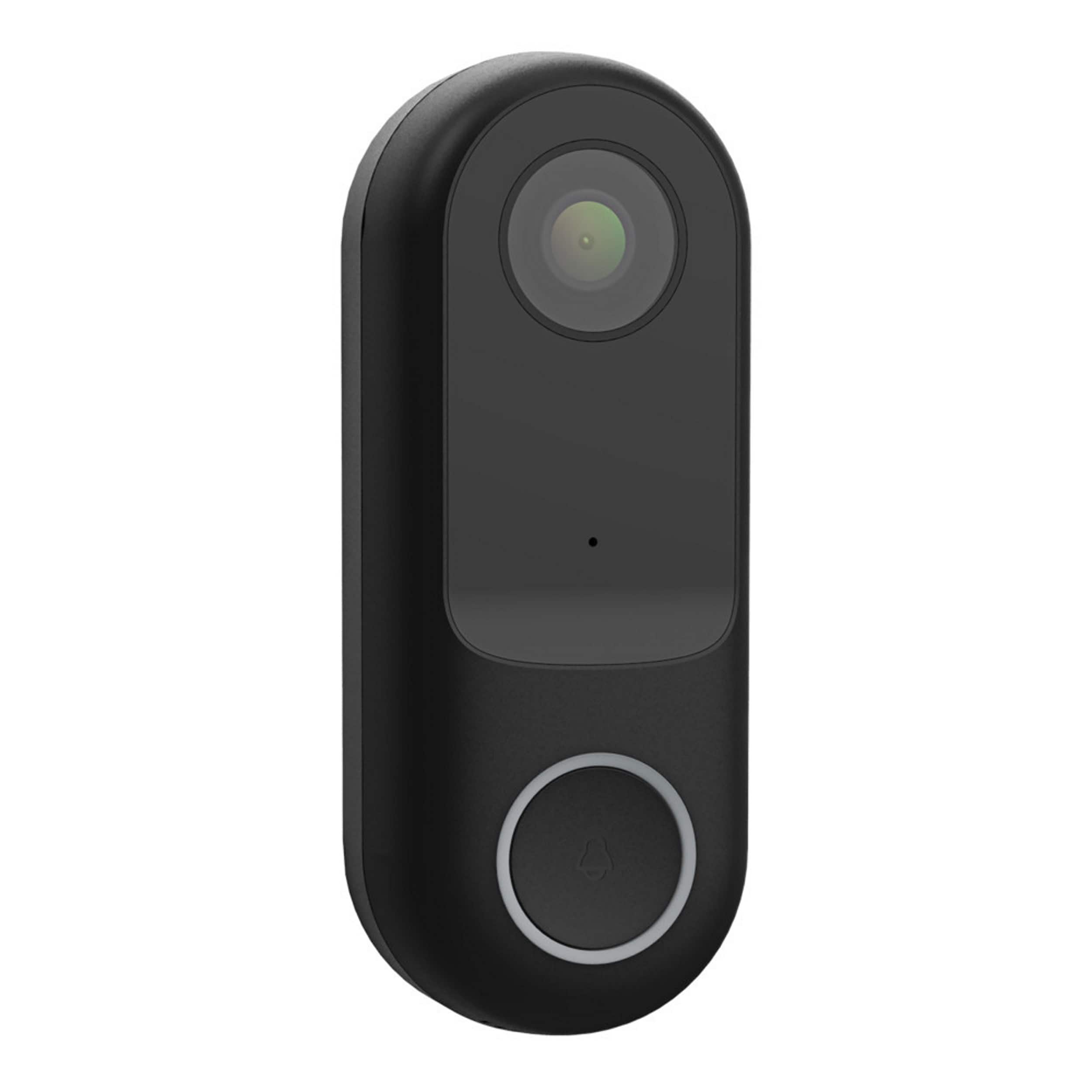 FEIT ELECTRIC - Wi-Fi Video Doorbell Wired - Black