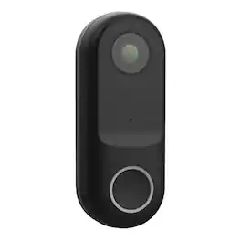 FEIT ELECTRIC - Wi-Fi Video Doorbell Wired - Black
