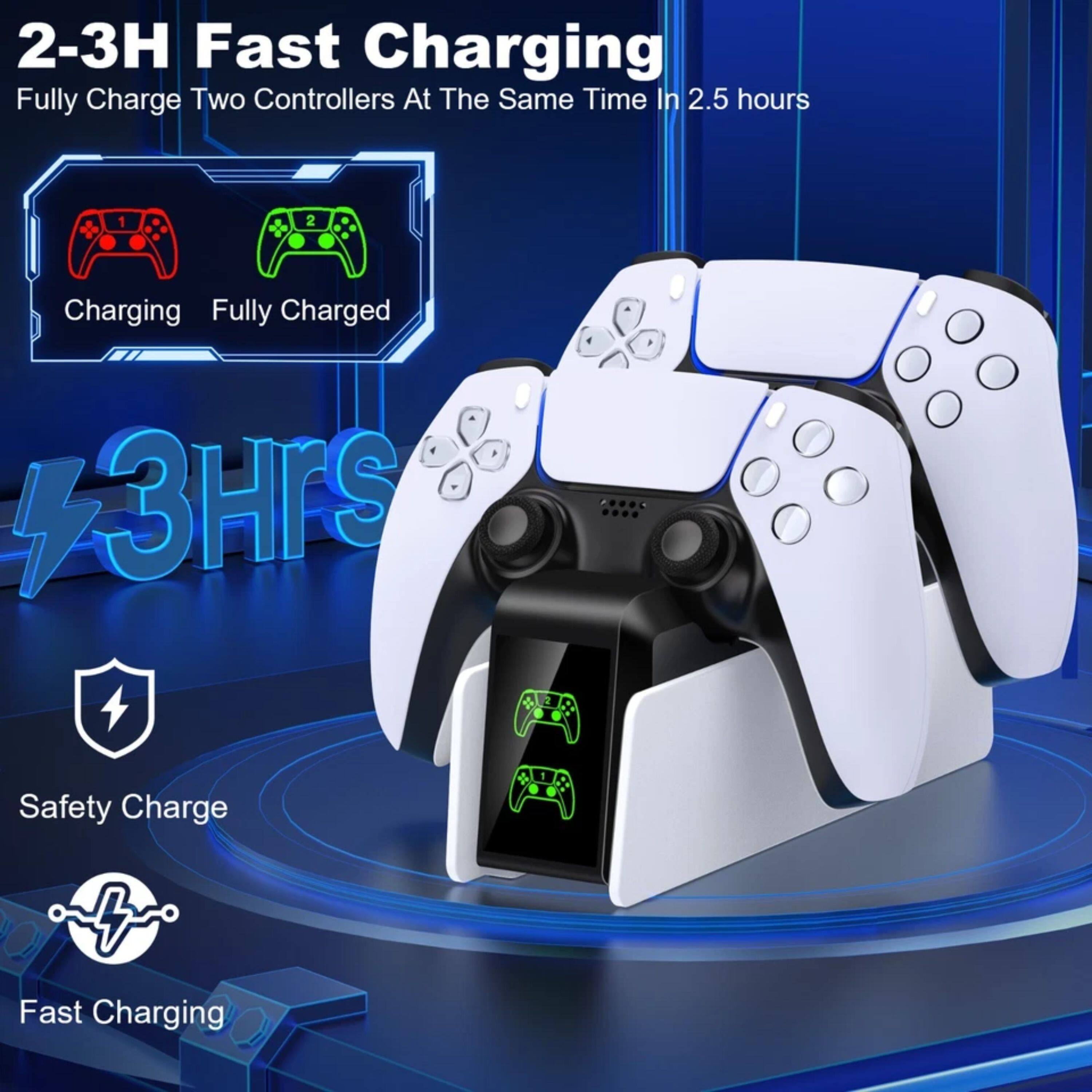 2-3H Fast Charging  
Fully Charge Two Controllers At The Same Time In 2.5 hours  

Charging  
Fully Charged  

Safety Charge  
Fast Charging