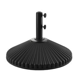 Mondawe - 23 inch Heavy-Duty Round Patio Umbrella Base Universal Fit for Outdoor Market Umbrellas - Black