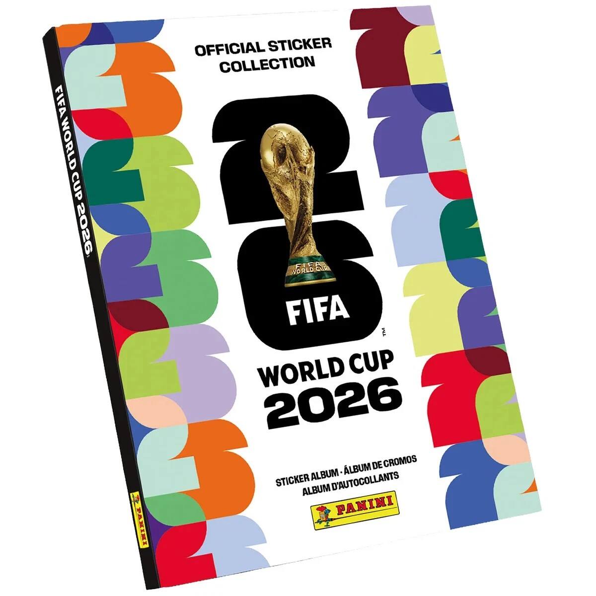 OFFICIAL STICKER COLLECTION  
FIFA WORLD CUP 2026  
WORLD CUP 2026  
STICKER ALBUM - ALBUM DE CROMOS - ALBUM D'AUTO-COLLANTS  
ALBUM PANINI