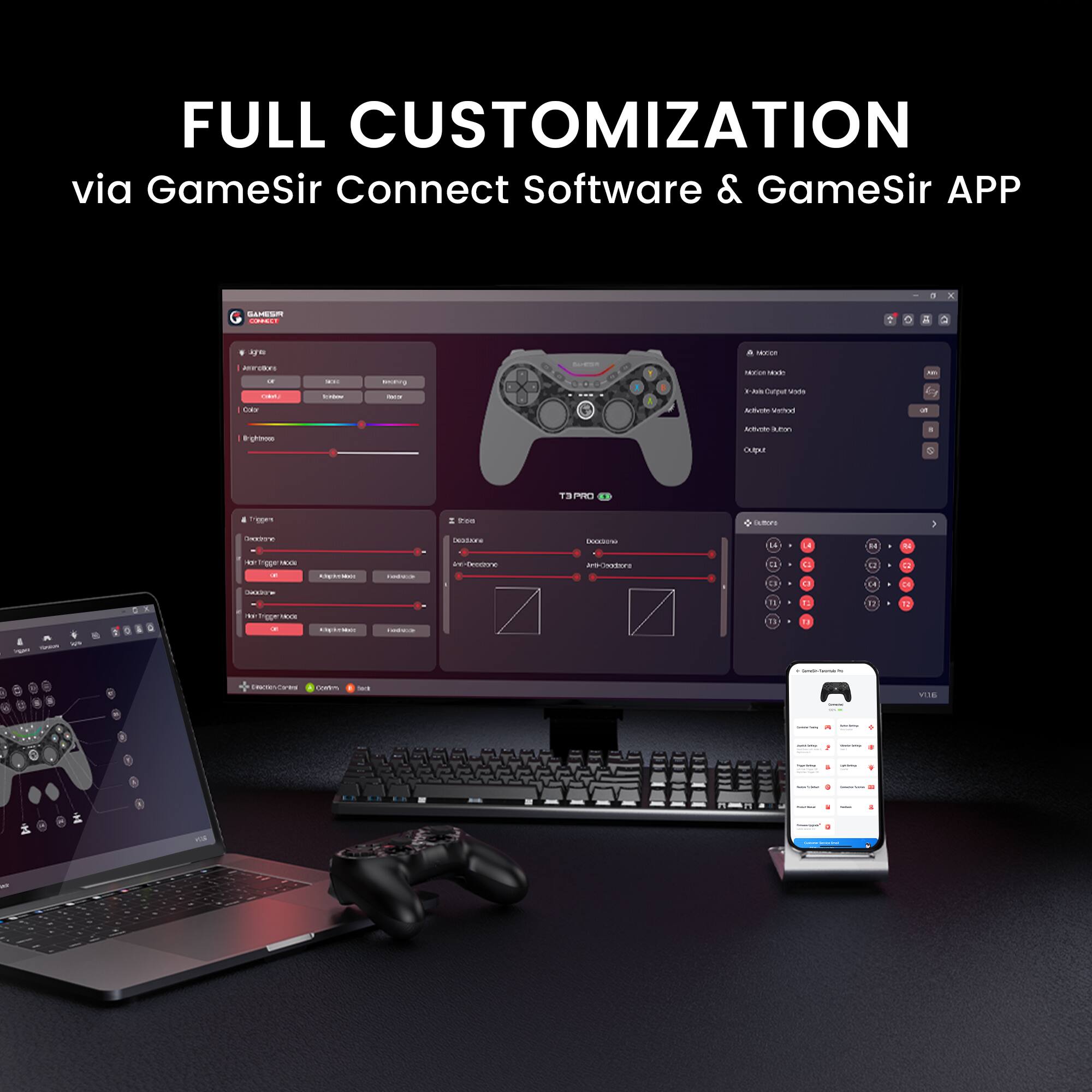 FULL CUSTOMIZATION via GameSir Connect Software & GameSir App - A CENC C A M.O bdE E I : i - : . | . . . . . . . . . . . . . . . . . . . . . . . . . . . . . . . . . . . . . . . . . . . . . . . . . . . . . . . . . . . . . . . . . . . . . . . . . . . . . . . . . . . . . . . . . . . . . . . . . . . . . . . . . . . . . . . . . . . . . . . . . . . . . . . . . . . . . . . . . . . . . . . . . . . . . . . . . . . . . . . . . . . . . . . . . . . . . . . . . . . . . . . . . . . . . . . . . . . . . . . . . . . . . . . . . . . . . . . . . . . . . . . . . . . . . . . . . . . . . . . . . . . . . . . . . . . . . . . . . . . . . . . . . . . . . . . . . . . . . . . . . . . . . . . . . . . . . . . . . . . . . . . . . . . . . . . . . . . . . . . . . . . . . . . . . . . . . . . . . . . . . . . . . . . . . . . . . . . . . . . . . . . . . . . . . . . . . . . . . . . . . . . . . . . . . . . . . . . . . . . . . . . . . . . . . . . . . . . . . . . . . . . . . . . . . . . . . . . . . . . . . . . . . . . . . . . . . . . . . . . . . . . . . . . . . . . . .