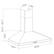 The text on the image is grouped as follows:
- Height: 8.34"
- Depth: 7.28"
- Width: 25.5"
- Base height: 8.07"
- Base length: 19.21"
- Base width: 29.52"