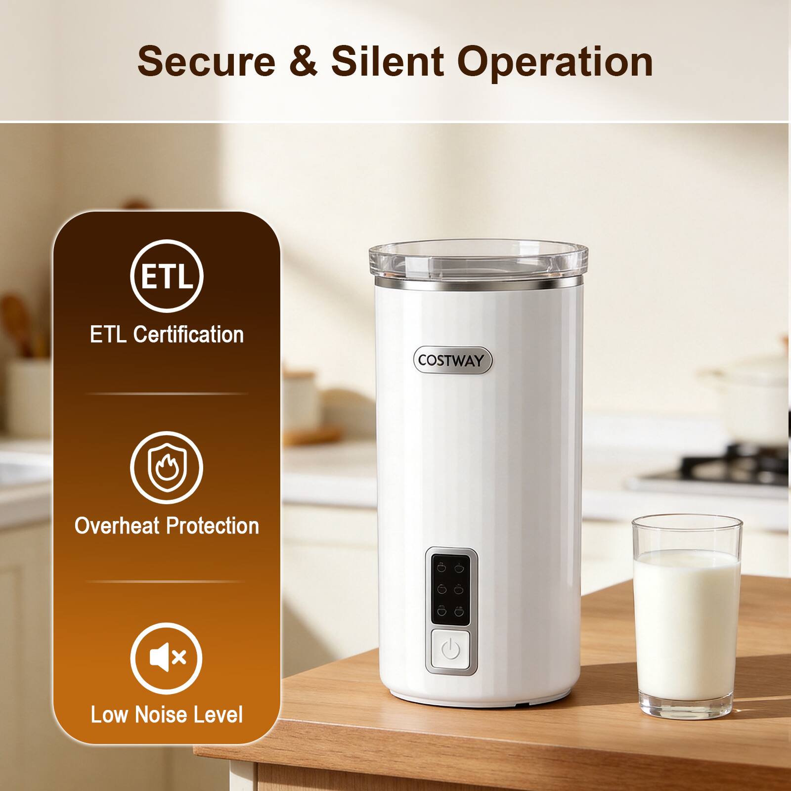 Secure & Silent Operation

ETL Certification

Overheat Protection

Low Noise Level