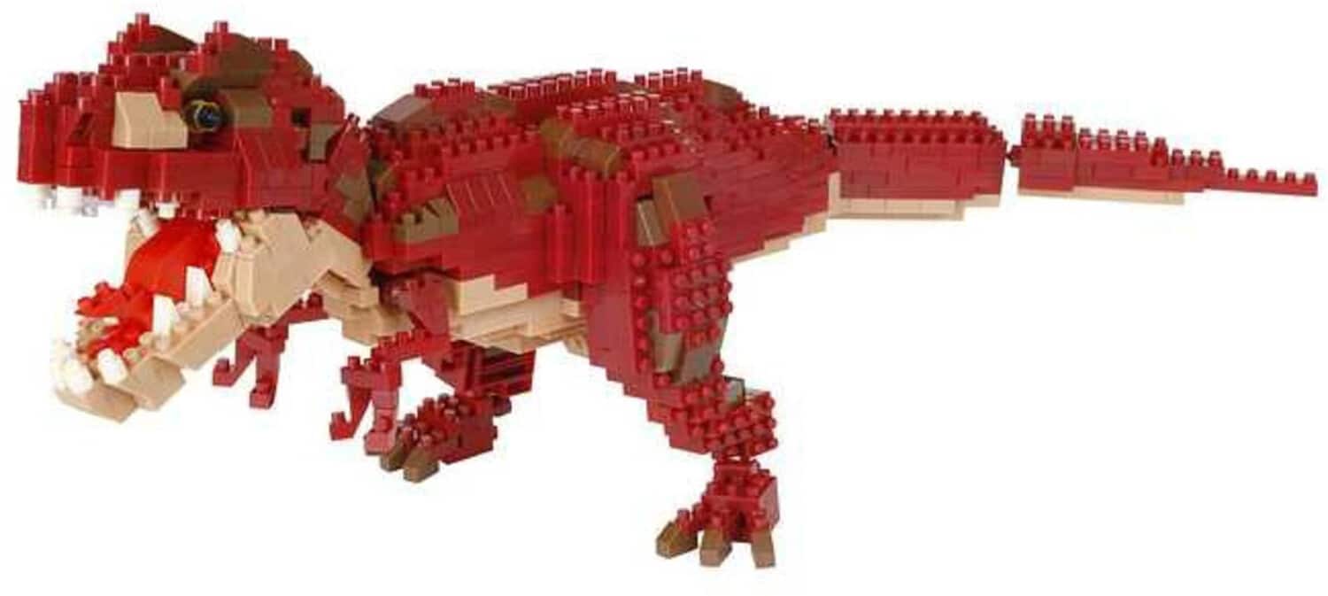 PopMarket - Nanoblock - Dinosaur - Advanced Hobby Series - Deluxe Edition Tyrannosaurus Rex Building Kit - Collectibles - Multicolor price history on PriceWatchPro