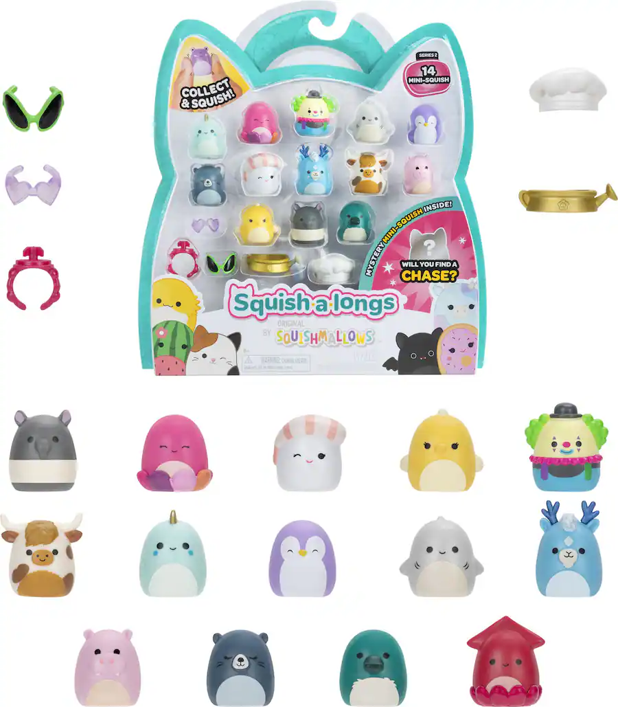 Jazwares Squish a longs 14 Pack (Series 1, Wave 2) SQAL0030 - Best Buy