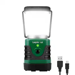 Lepro - LED Rechargeable Camping Lantern, 1000LM 4400mAh - Green