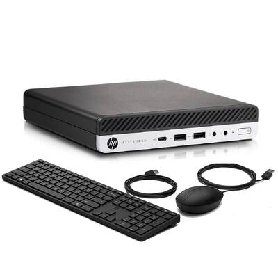 HP Refurbished Excellent EliteDesk 800 G5 Mini Desktop PC, Intel HP Refurbished Excellent EliteDesk 800 G5 Mini Desktop PC, Intel