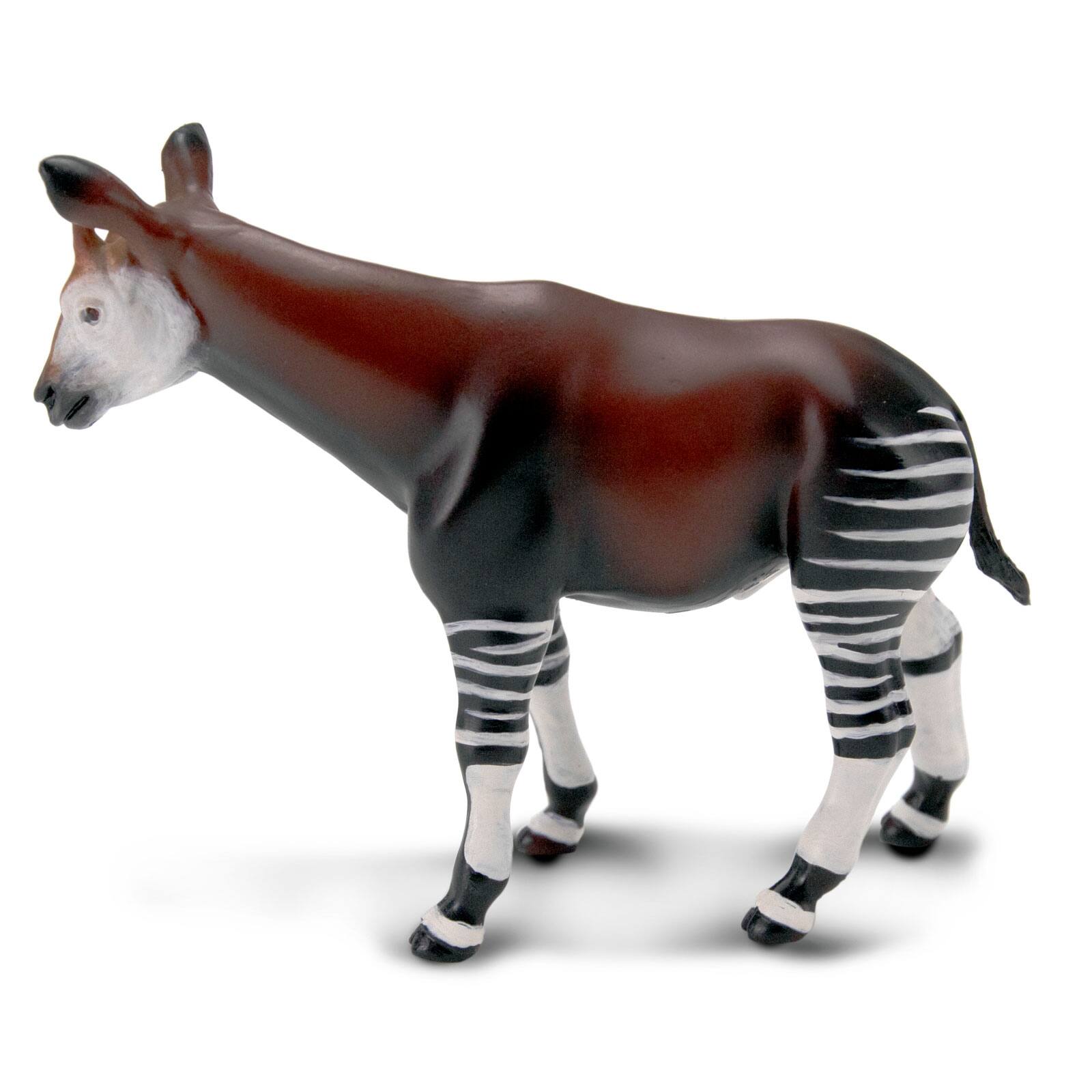Angle. Safari Ltd. - Okapi Toy Figurine.
