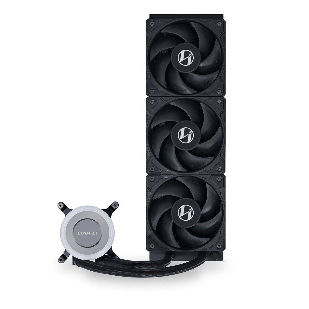 Back. Lian Li - Galahad II Lite 360mm PBT Fan Liquid CPU Cooler - Black.