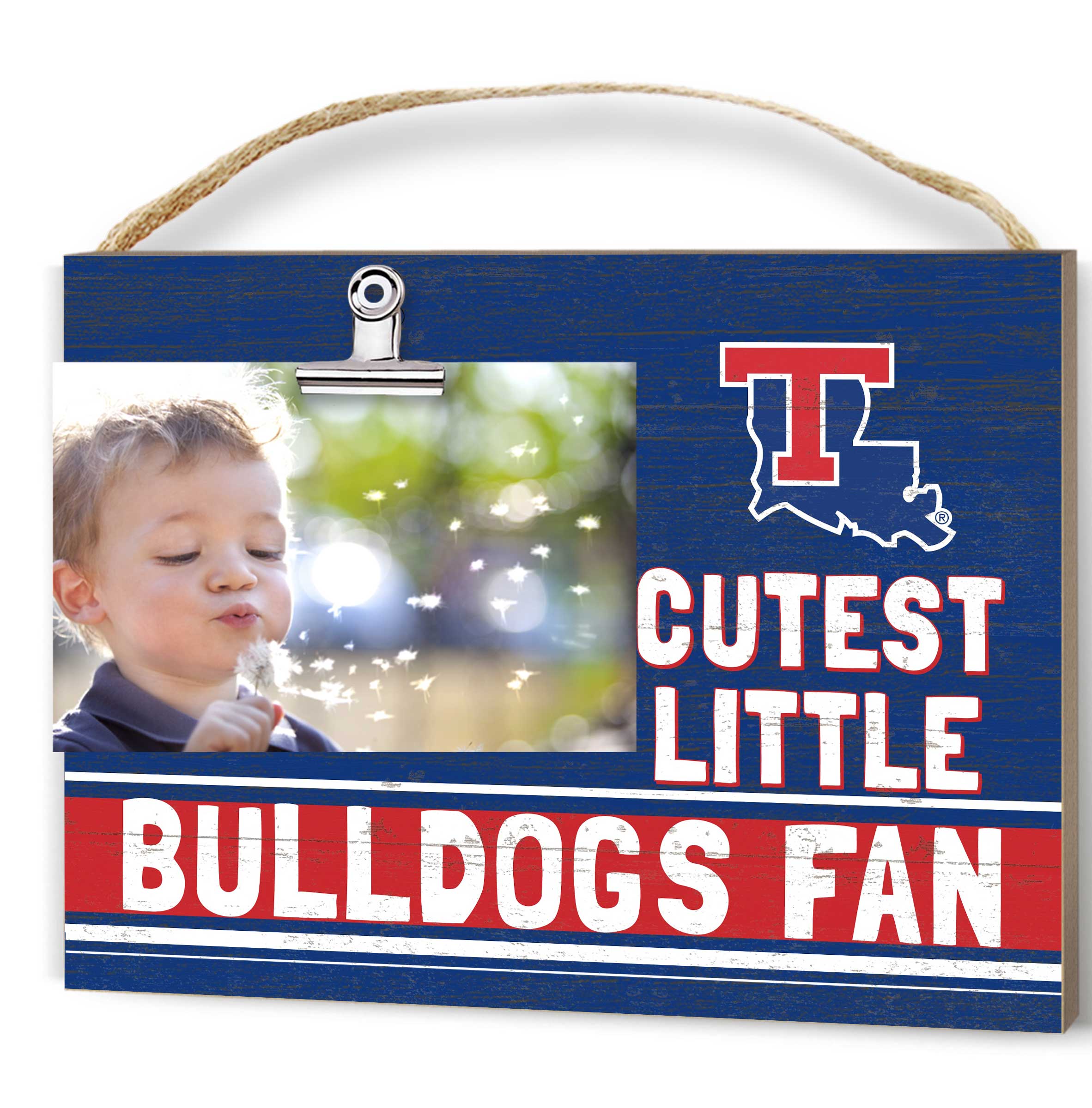 Blue Louisiana Tech Bulldogs 8'' x 10'' Cutest Little Team Logo Clip Photo Frame
