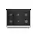 Alt View 6. Hauslane - HausPro 36 in. 6 Burners (20,000 BTU) Freestanding Gas Range Range - Black Stainless Steel.