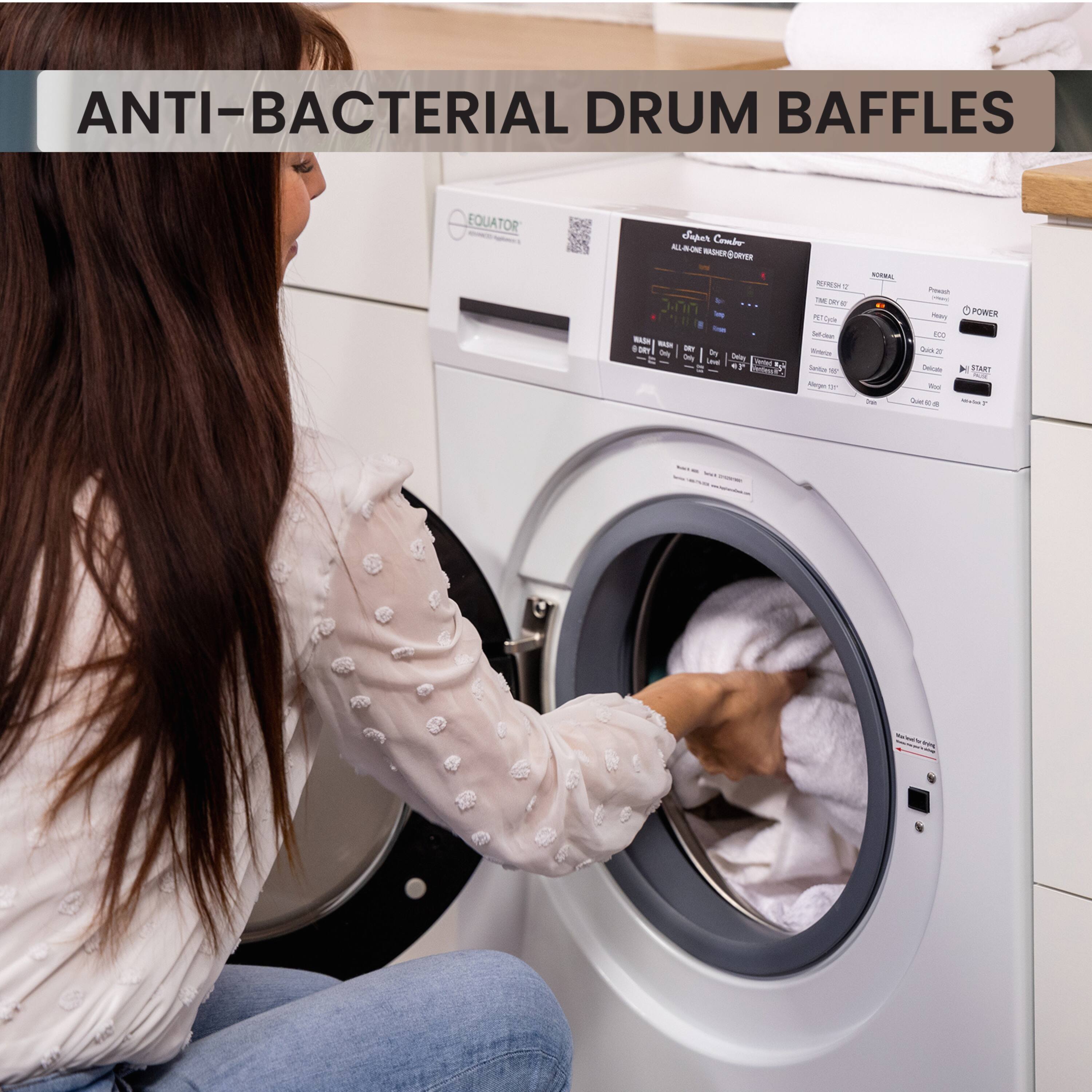 ANTI-BACTERIAL DRUM BAFFLES