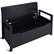Alt View 19. Costway - Shoe Bench Storage Rack Cushion Seat Ottoman Bedroom Hallway Entryway Black - Black.