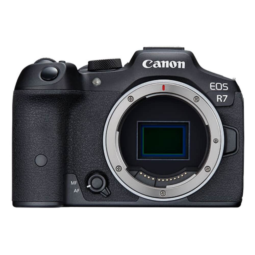 Bundle Canon EOS R7 Mirrorless Camera with 18 45mm and 75 300mm