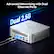 Advanced Networking with Dual Ethernet Ports
Dual 2.5G