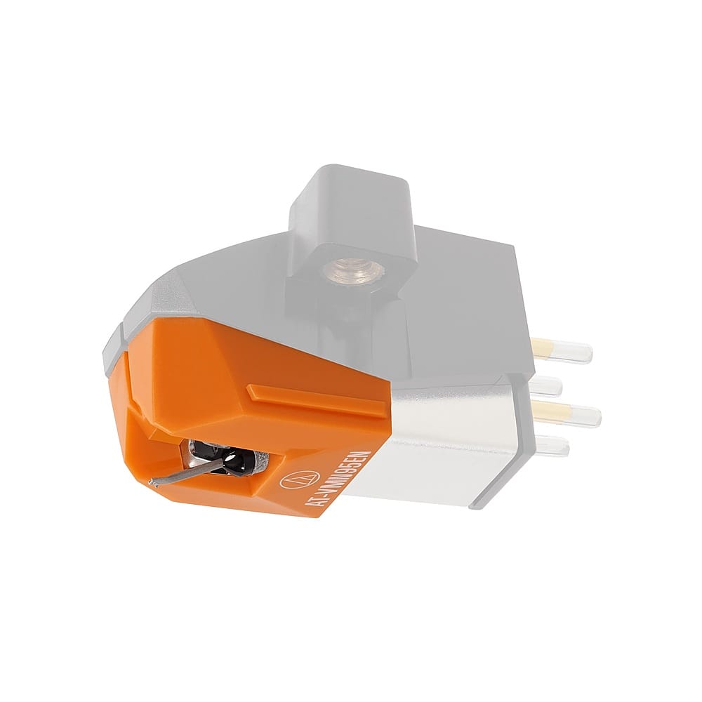 Front. Audio-Technica - Audio Technica AT-VMN95EN Replacement Stylus - Orange.