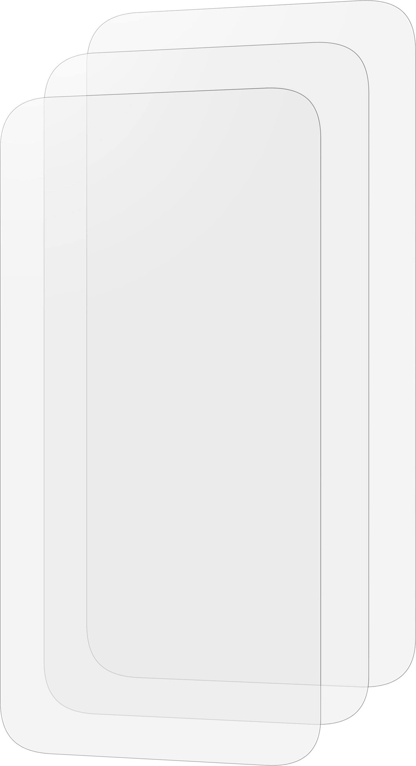 Alt View 18. Insignia™ - Anti-Reflective Glass Screen Protector for iPhone 16 Plus and iPhone 15 Plus (3-Pack) - Clear.