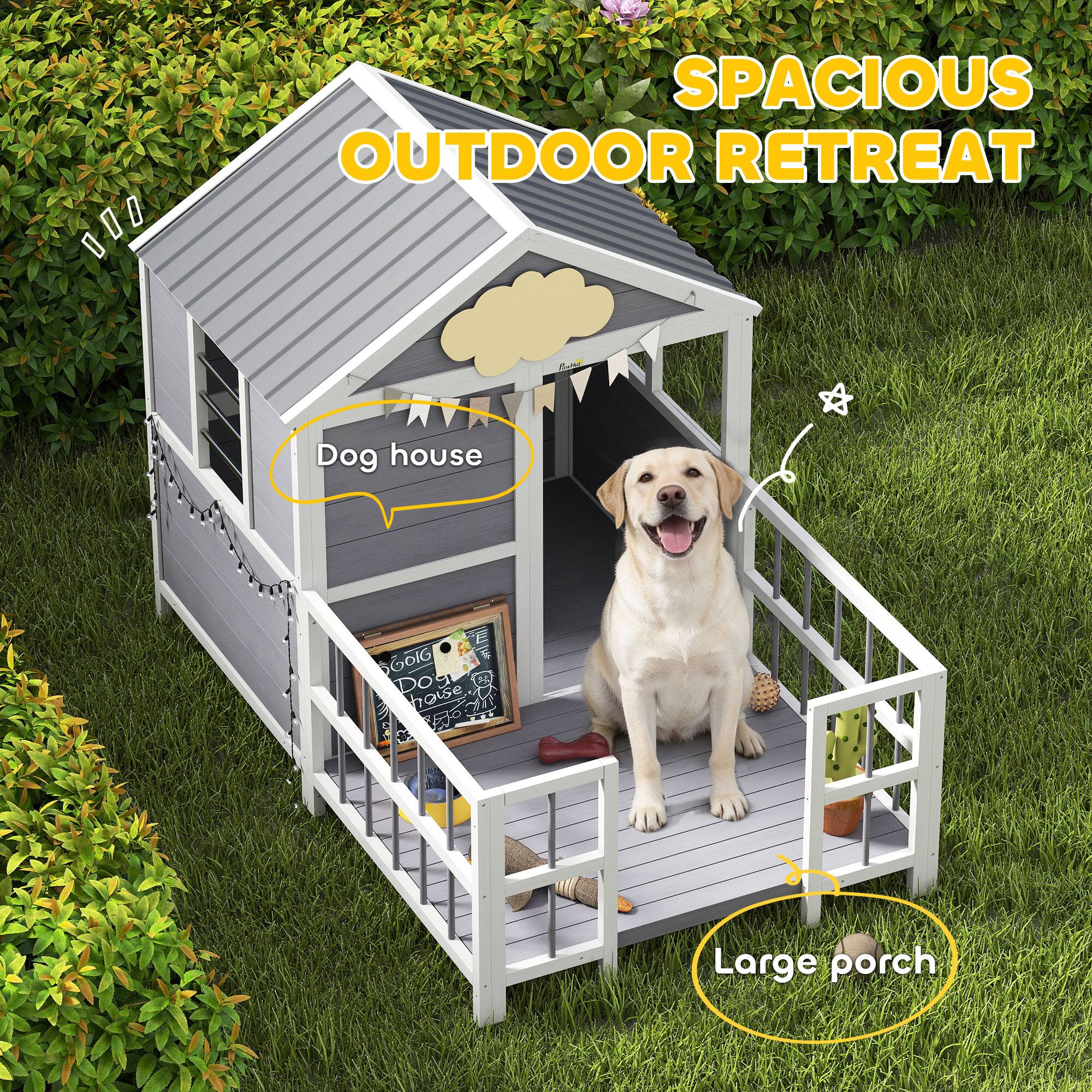 SPACIOUS OUTDOOR RETREAT

Dog house

Large porch