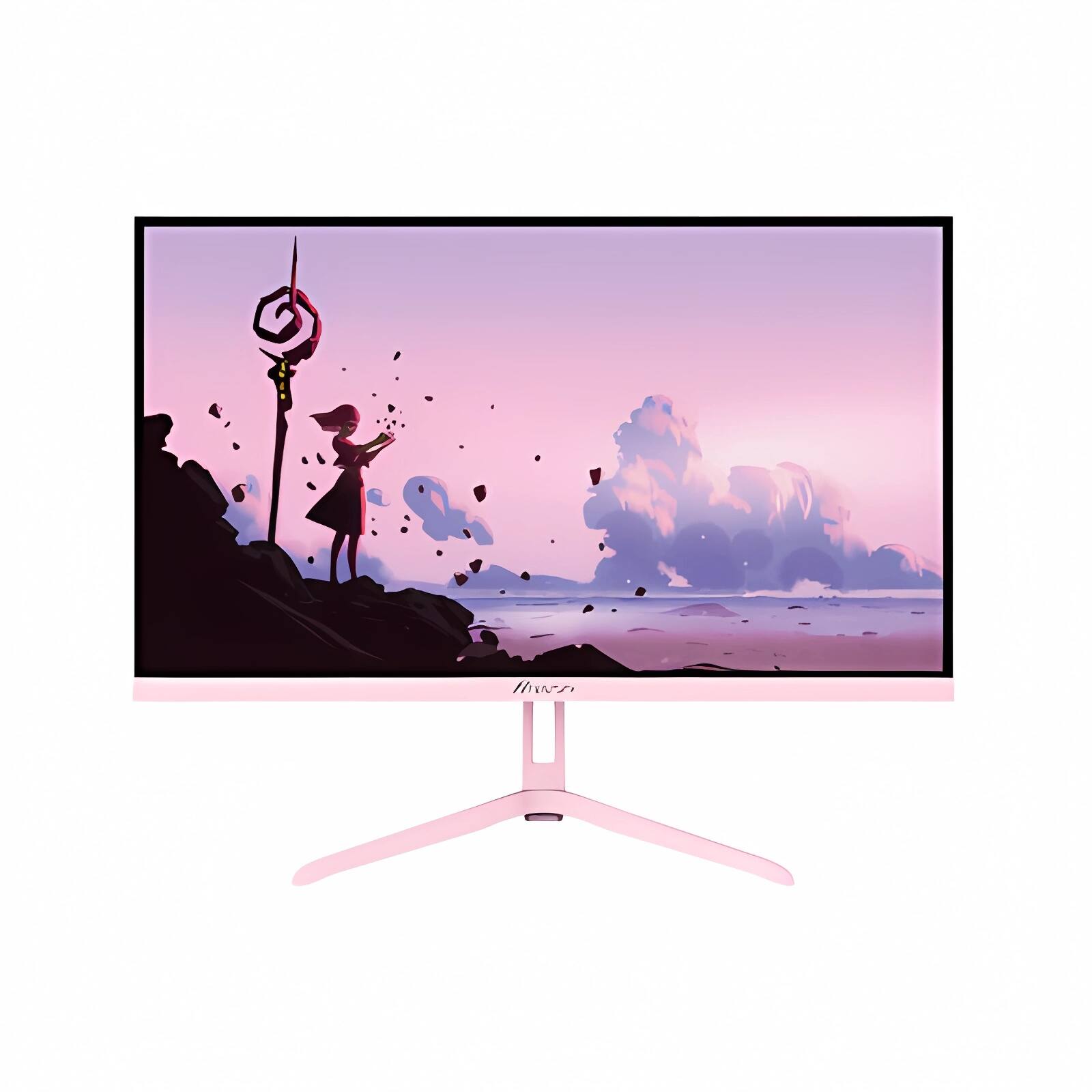 Alt View 2. Arozzi - Arozzi – Nova 24" IPS Full HD 200Hz Gaming Monitor – Pink - Pink.
