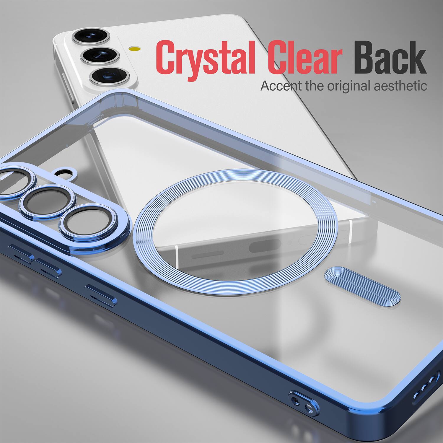 Crystal Clear Back  
Accent the original aesthetic