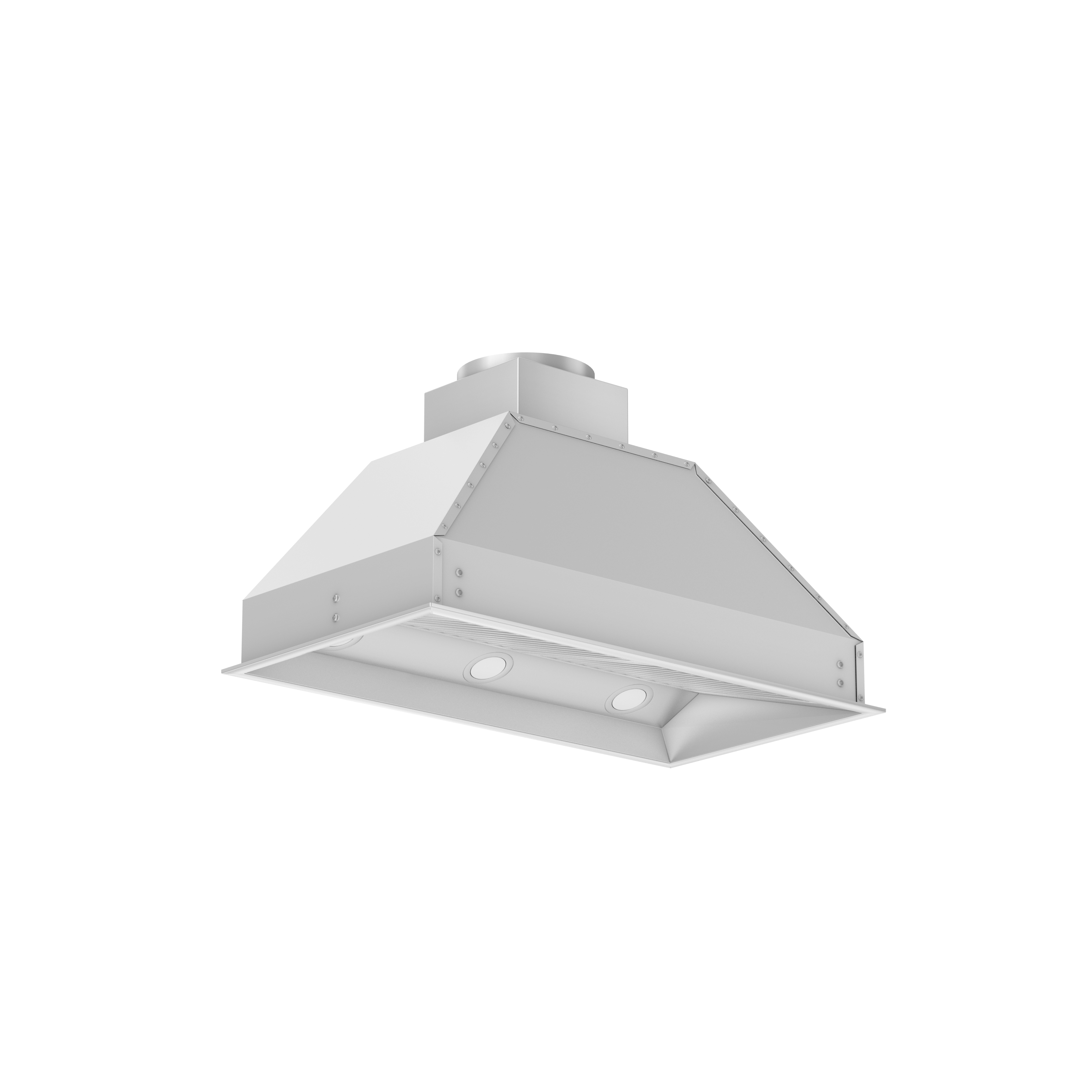 Alt View 1. ZLINE - 34" Outdoor Range Hood Insert (698-304-34) - Stainless Steel.
