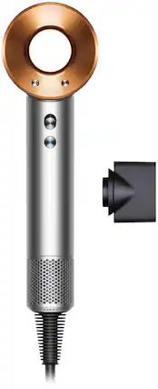 Front. Dyson - Dyson Supersonic Origin Hair Dryer - Nickel/Copper.